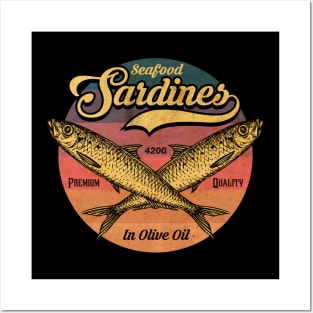Vintage Sardines Label Posters and Art